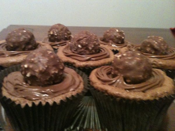 Cupcake Ferrero Rocher